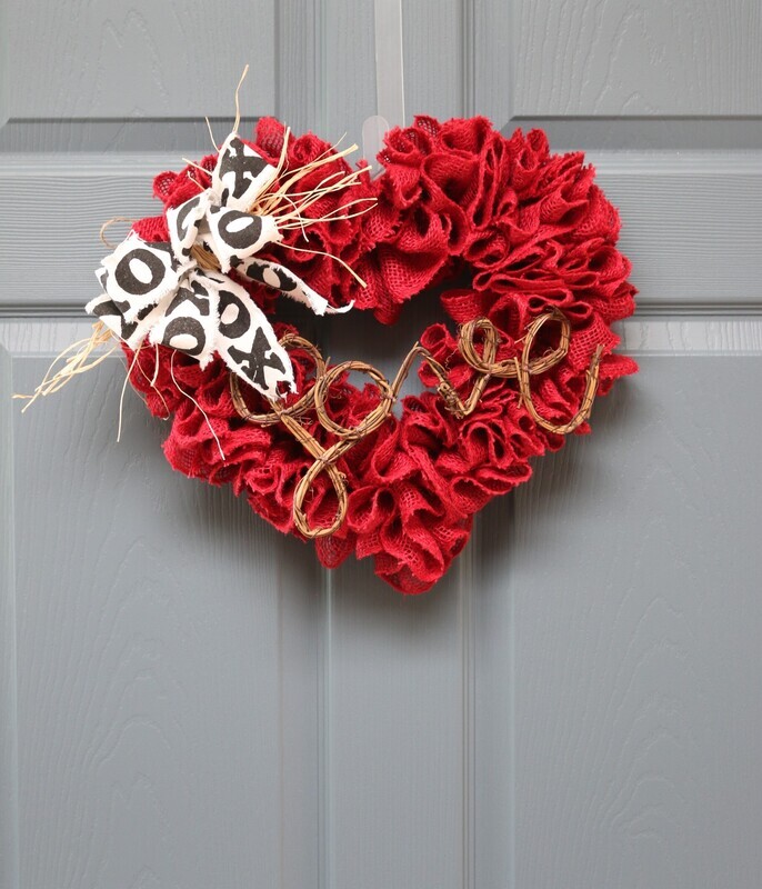 XOXO Mesh Valentine