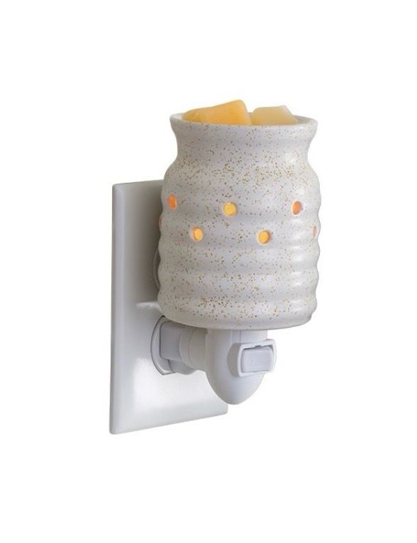 Small White Speckled Warmer