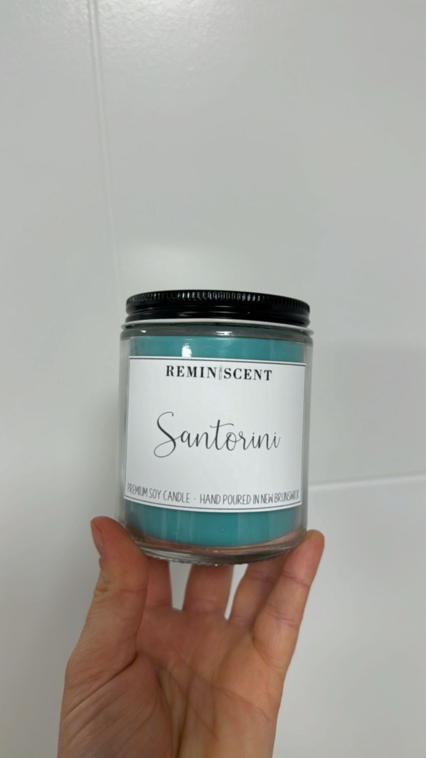 Santorini Candle