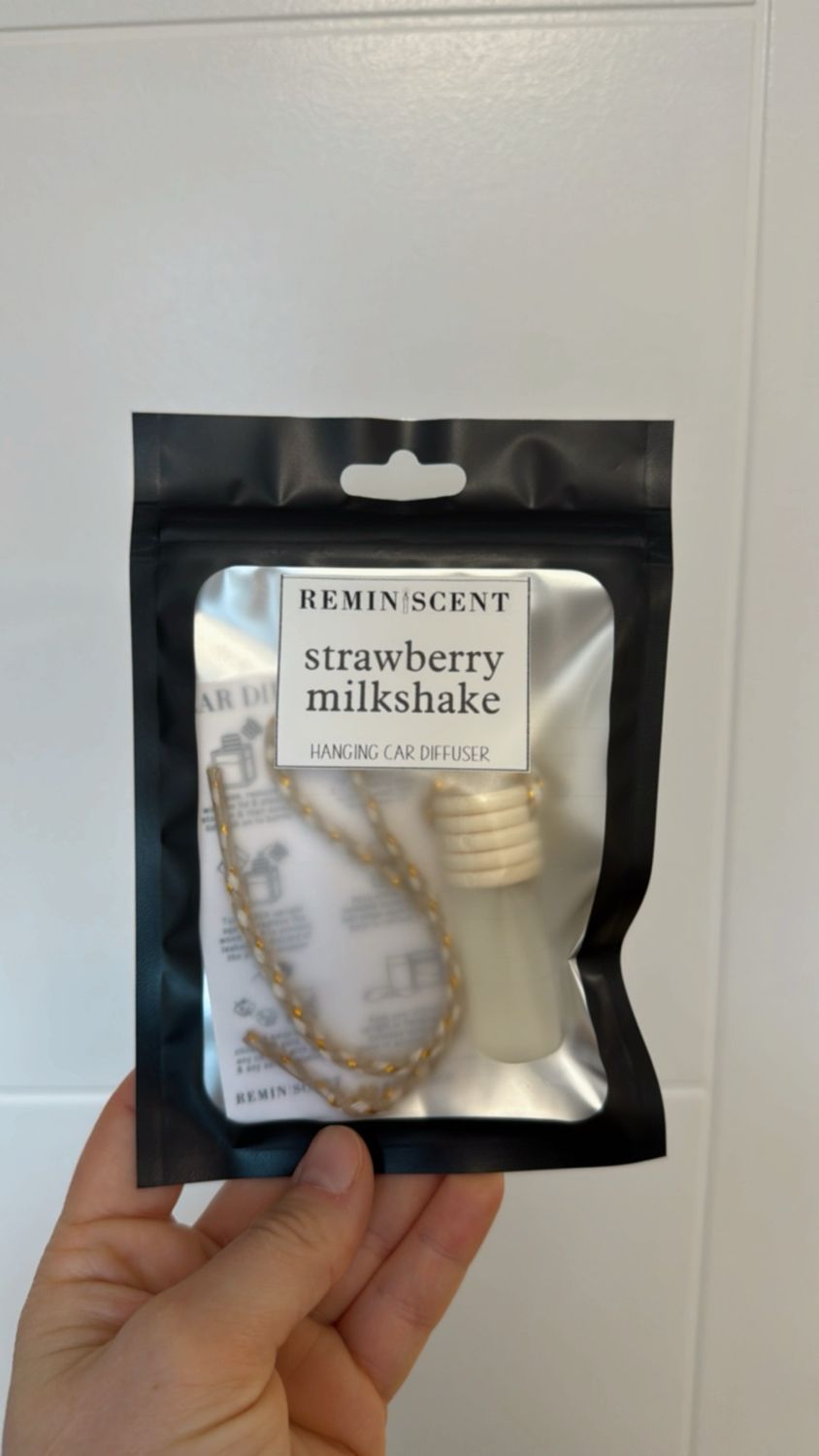 Strawberry Milkshake Car Freshie