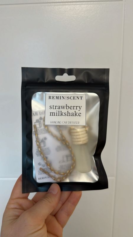 Strawberry Milkshake Car Freshie