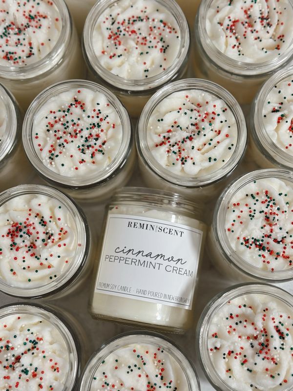 Cinnamon Peppermint Cream Candle Cinnamon Peppermint Cream Candle