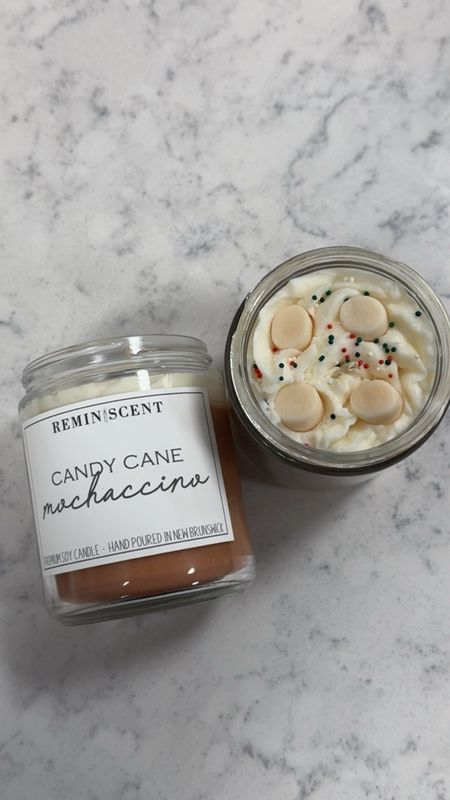 Candy Cane Mochaccino Candle Candy Cane Mochaccino Candle
