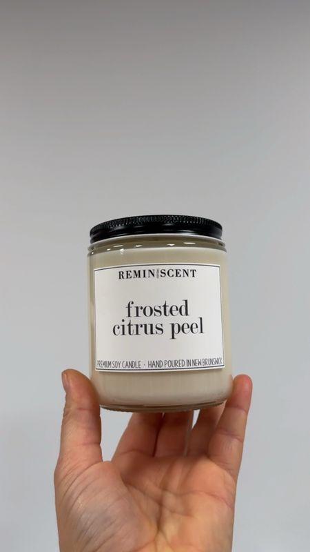 Frosted Citrus Peel Candle Frosted Citrus Peel Candle