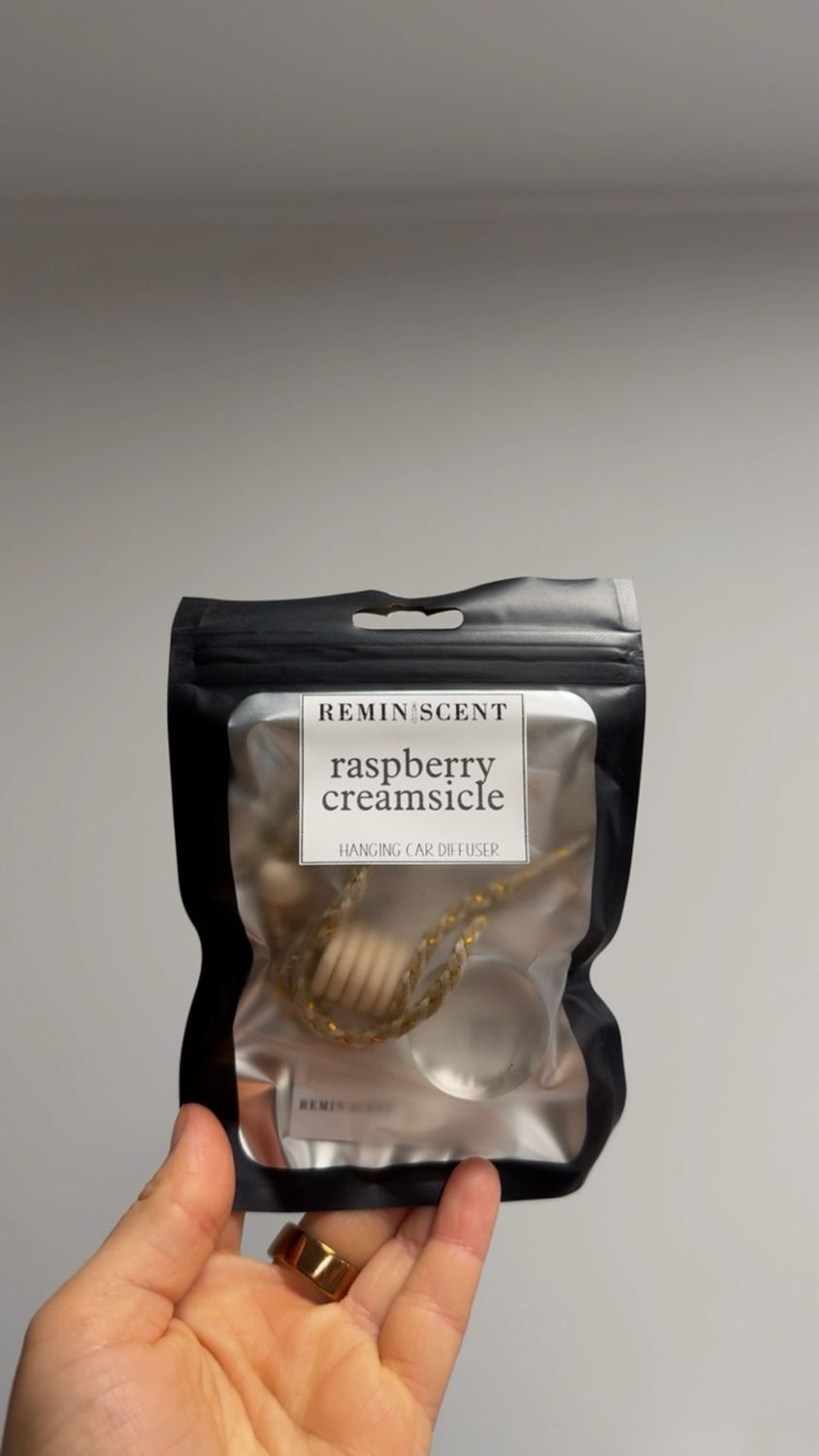 Raspberry Creamsicle Car Freshie