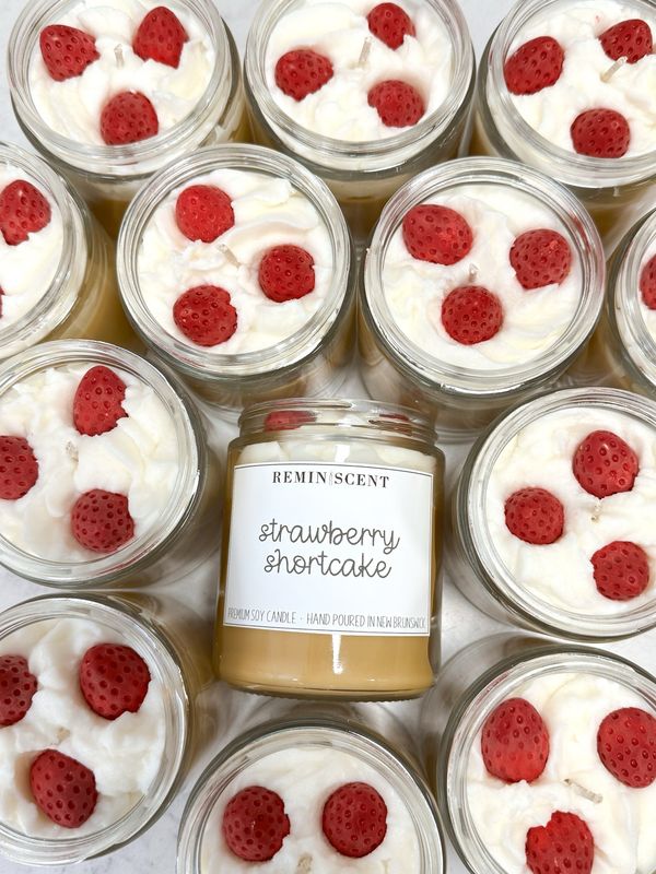 Strawberry Shortcake Candle