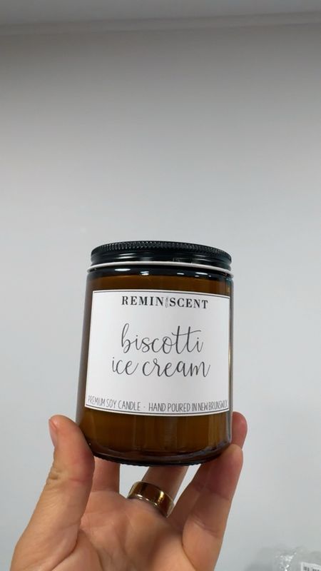 Biscotti Ice Cream Candle