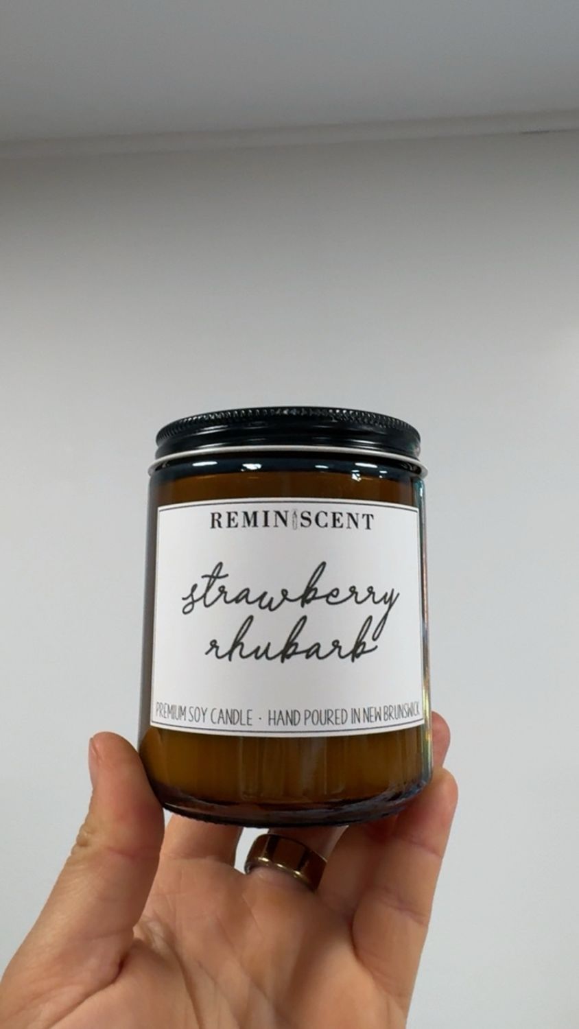 Strawberry Rhubarb Candle