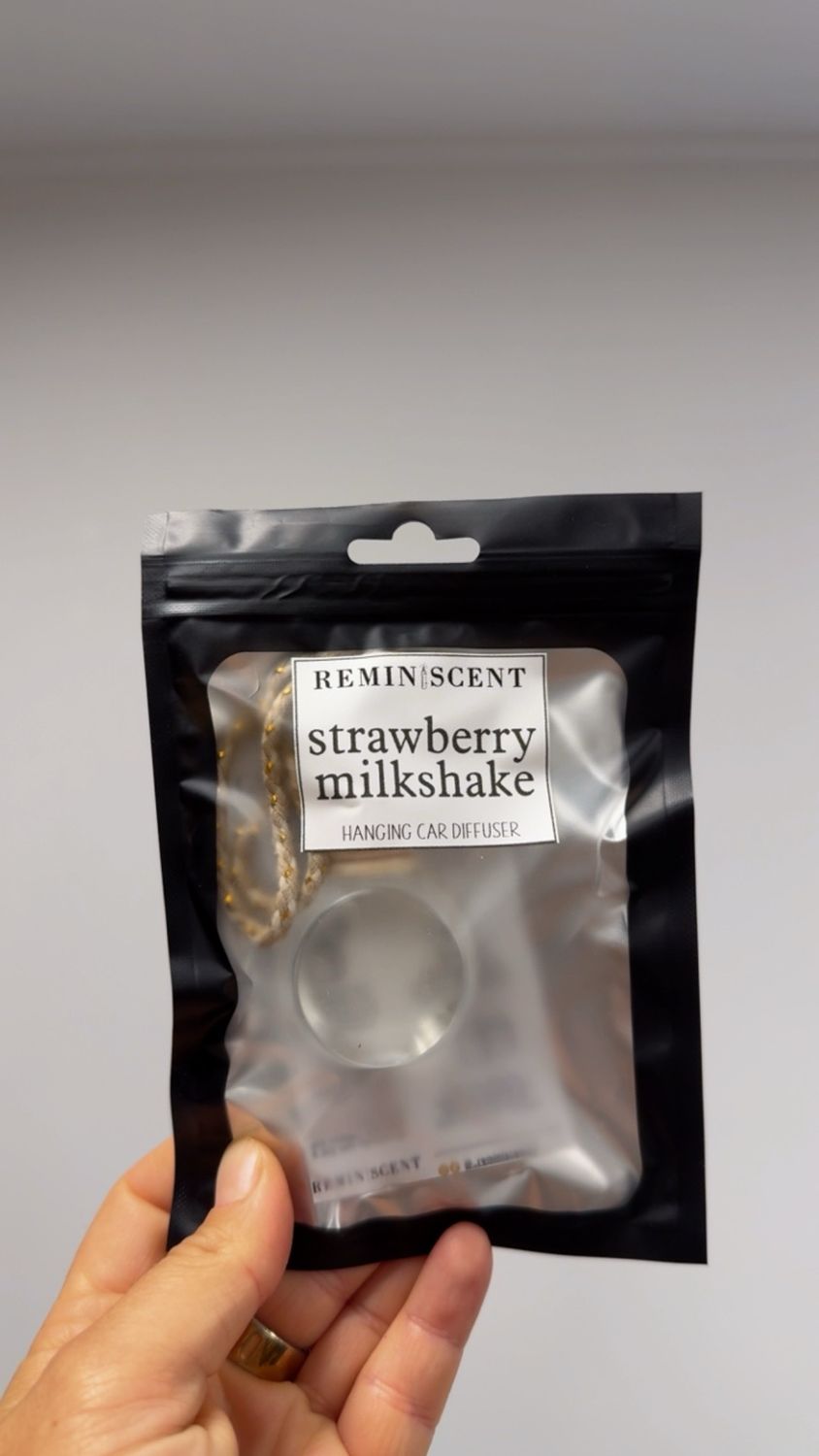 Strawberry Milkshake Car Freshie Strawberry Milkshake Car Freshie