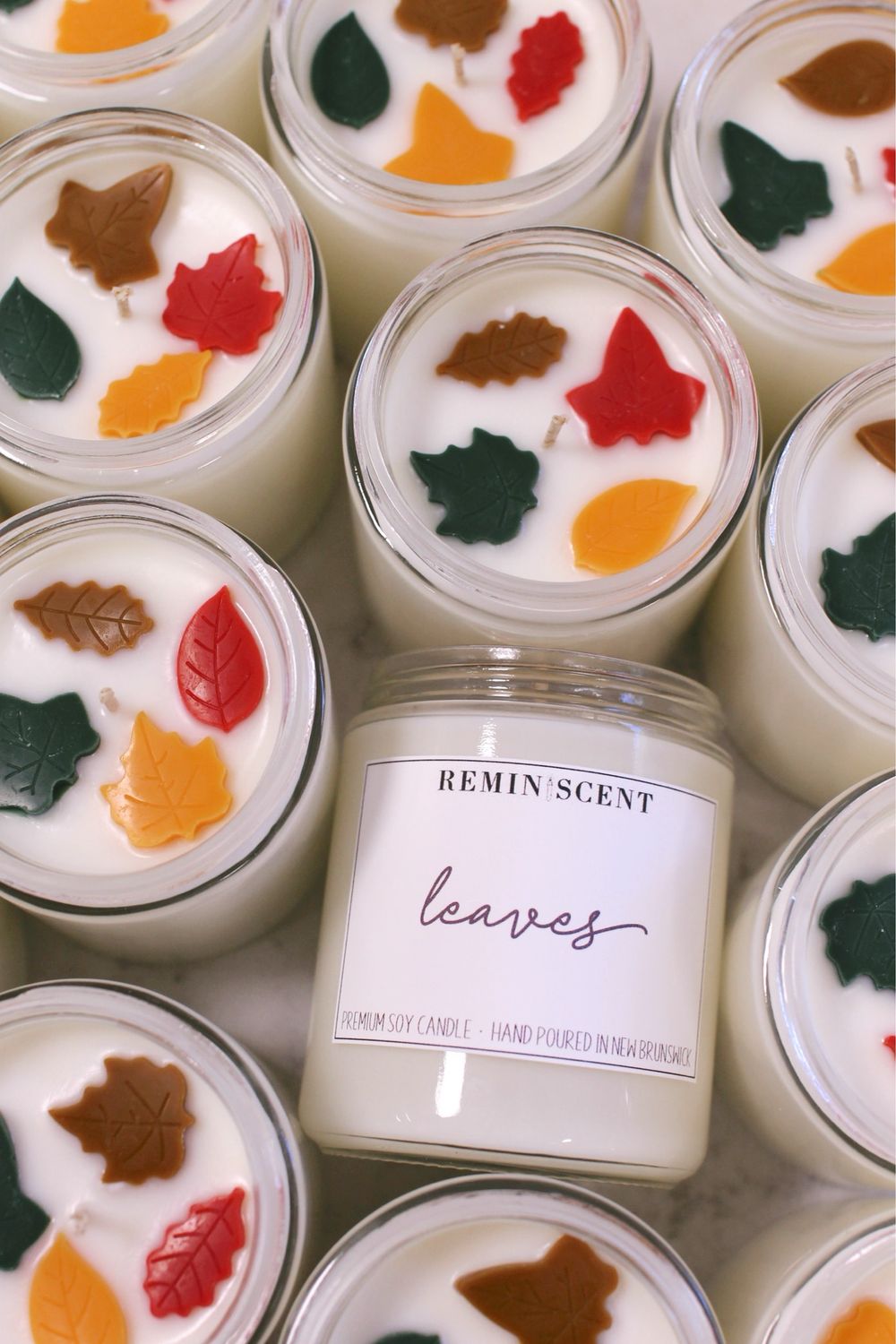Leaves Candle