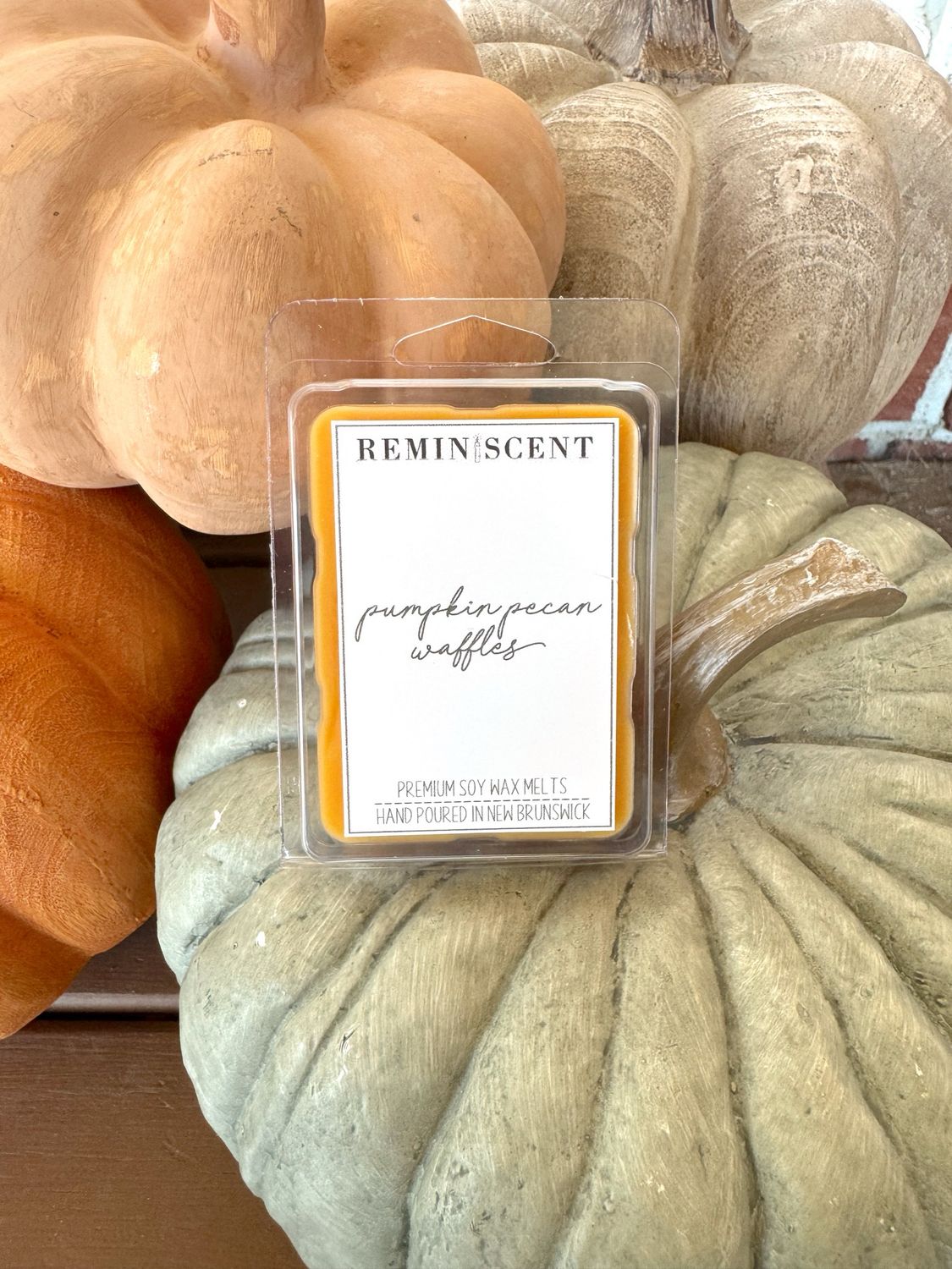 Pumpkin Pecan Waffles Clamshell
