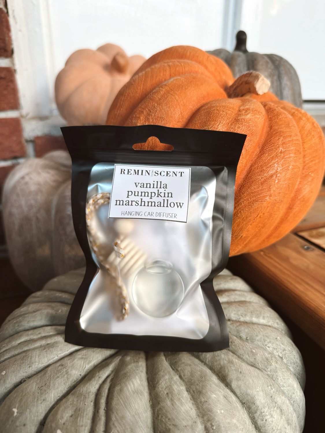 Vanilla Pumpkin Marshmallow Car Freshie Vanilla Pumpkin Marshmallow Car Freshie