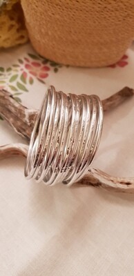 Bracciale multigiro in alluminio