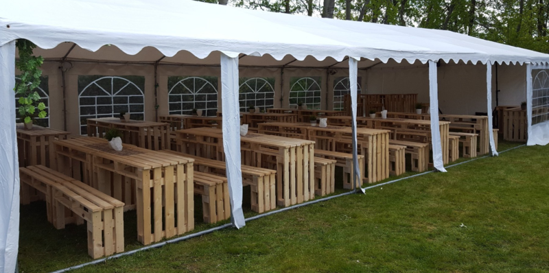Partyzelt inkl. Equipment  für 80 Personen (Miet und Terminanfrage) 990,- €