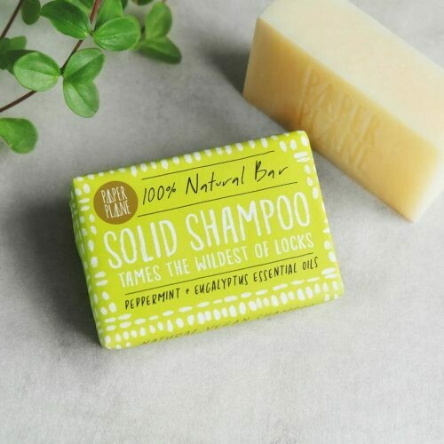 Peppermint And Eucalyptus 100% Natural Vegan Plastic-free Solid Shampoo