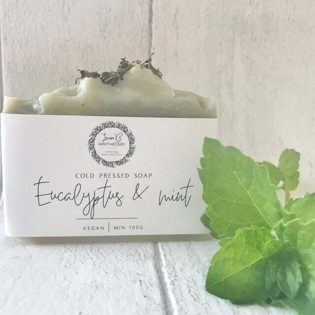 Mint, Eucalyptus & Lemongrass Soap by Louisa B