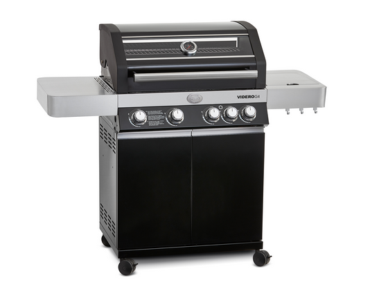 Gasgrill BBQ-Station Videro G4 schwarz 50 mbar