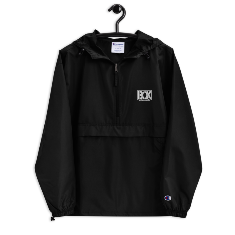 Embroidered Champion Packable Box Jacket