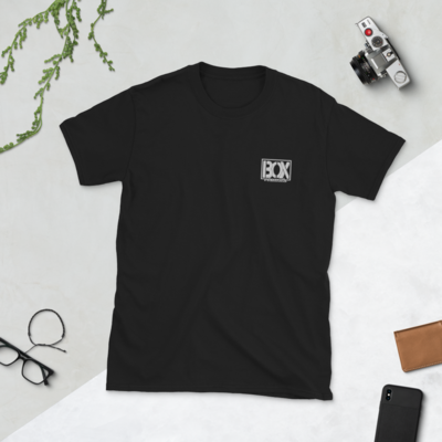 Short-Sleeve Stitched Box Logo Unisex T-Shirt