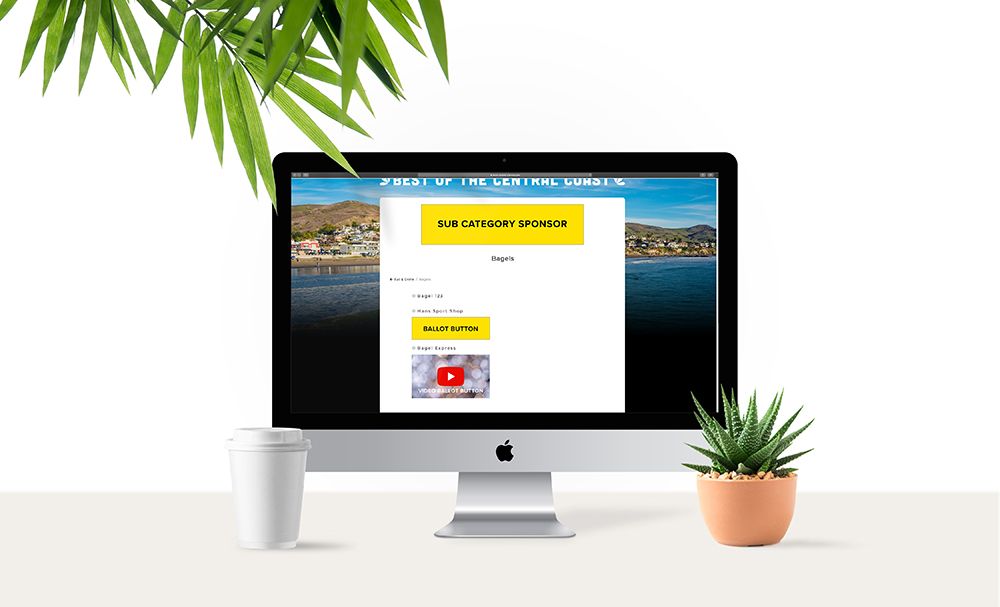 Voting Ballot Button