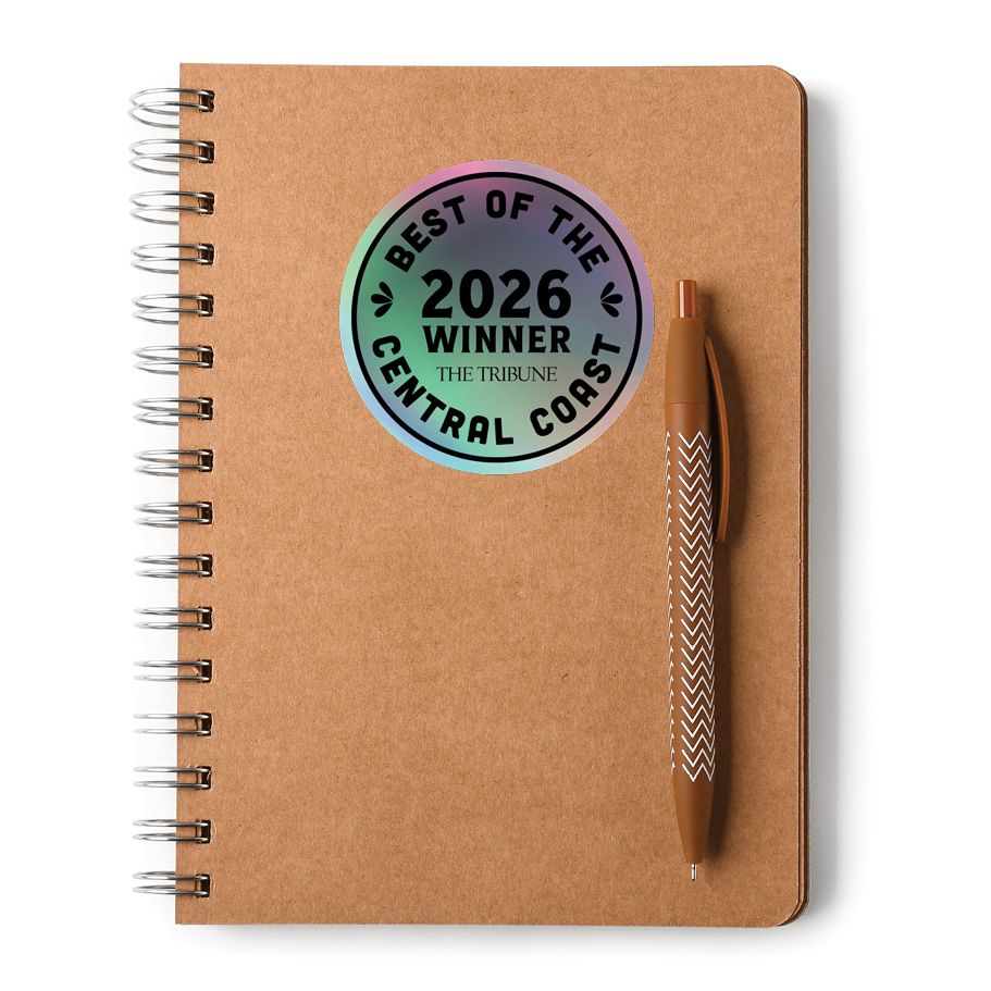 Kiss-Cut Holographic Logo Stickers