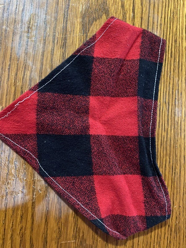 Red Flannel print bandana