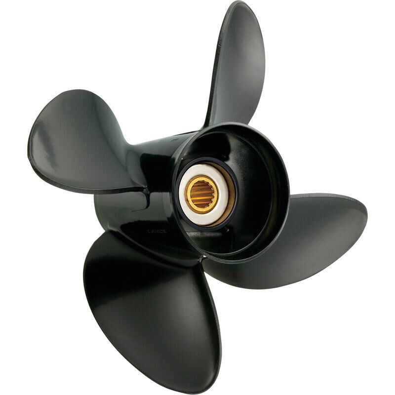 Solas 5313-114-10 Amita 4 Blade Tohatsu, Nissan 11.4 X 10 RH Propeller