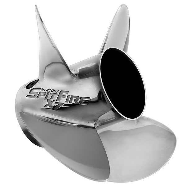 Mercury SPITFIRE X7 XP Pro Finished 13 X 16 RH Propeller 48-8M0167665 Mercury SPITFIRE X7 XP Pro Finished 13 X 16 RH Propeller 48-8M0167665
