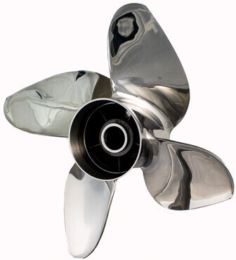 4 Blade Stainless Steel Propeller Repair 13.75" - 14.75" Diameter