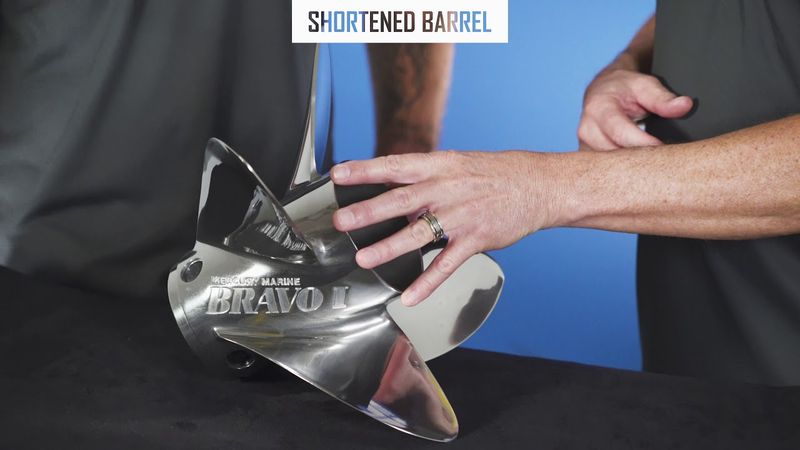 Bravo I FS Pro Finished 15 1/4 X 25.5 Mercury RH Propeller 8M0129397