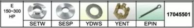 Suzuki Propeller Nut Kit 150-300 hp 17045501