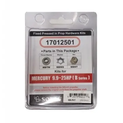 Solas 17012501 Mercury Hardware Kit 9.9-25 hp