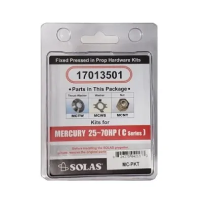 Solas 17013501 Mercury Propeller Nut Kit 25-70 HP