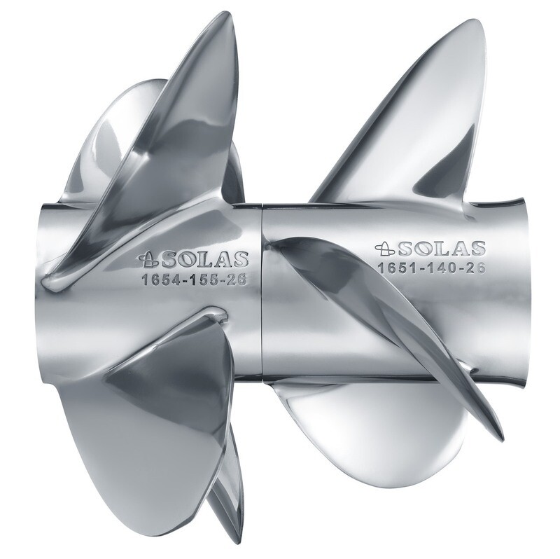 Solas 1651-140-26 B3 BRAVO III Mercruiser 14 X 26" Rear 3-Blade Propeller