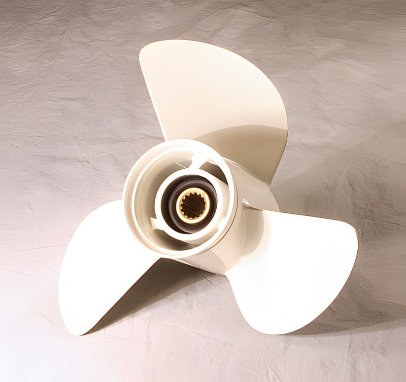Yamaha 50 - 60HP High Thrust & 70 - 115 HP PowerTech Prop Aluminum 3 Blade RH AD-Y 13.62 x 13.00