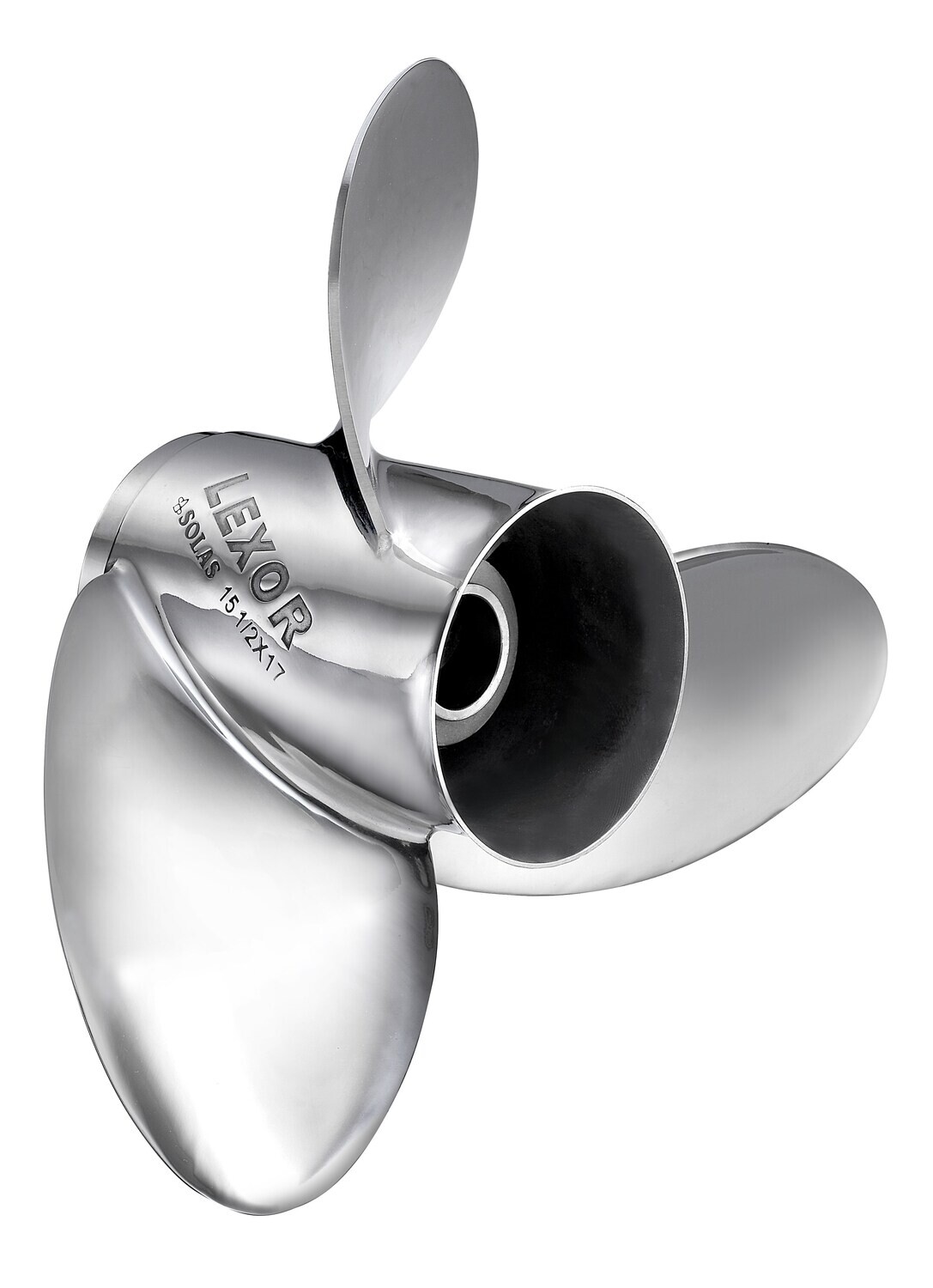 SOLAS L3 Plus Rubex Lexor Stainless 3 Blade 16 X 19 RH Propeller 9571-160-19 SOLAS L3 Plus Rubex Lexor Stainless 3 Blade 16 X 19 RH Propeller 9571-160-19