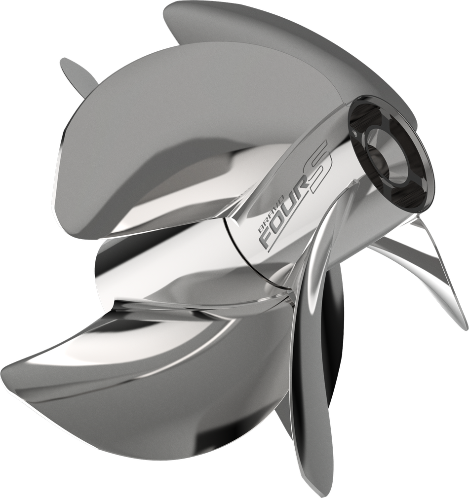 BRAVO FOUR S 19.5 MERCURY LH FRONT PROPELLER 48-8M0167001 BRAVO FOUR S 19.5 MERCURY LH FRONT PROPELLER 48-8M0167001
