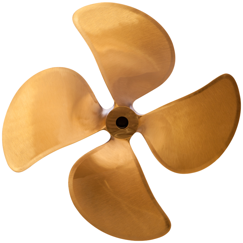 Michigan Wheel 18 inch DQX 4 Blade Bronze Prop DQX4B18B
