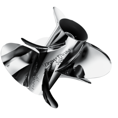 BRAVO THREE XR PRO FINISHED 15.5 X 27.5 MERCURY FRONT 4-BL LH PROPELLER 8M0125747
