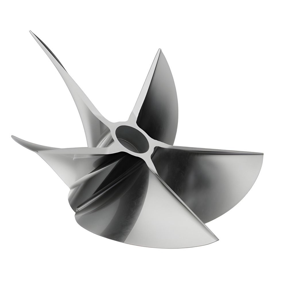 Mercury 300 HPOutboard CNC 18 Rake Cleaver 8M0189372 RH 15.25 x 30