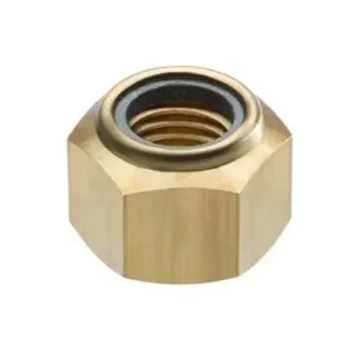 Prop Nut 1.250 Brass Nyloc for 1.250" Shafts