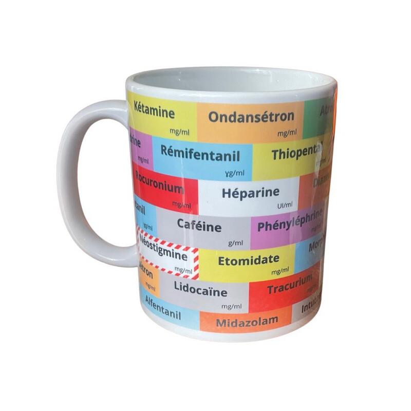Mug blanc « ANESTHÉSIE »