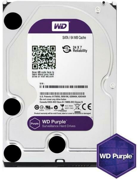 Western Digital WD10PURZ 3,5" 1TB (64Mb) purple SATA3 HDD