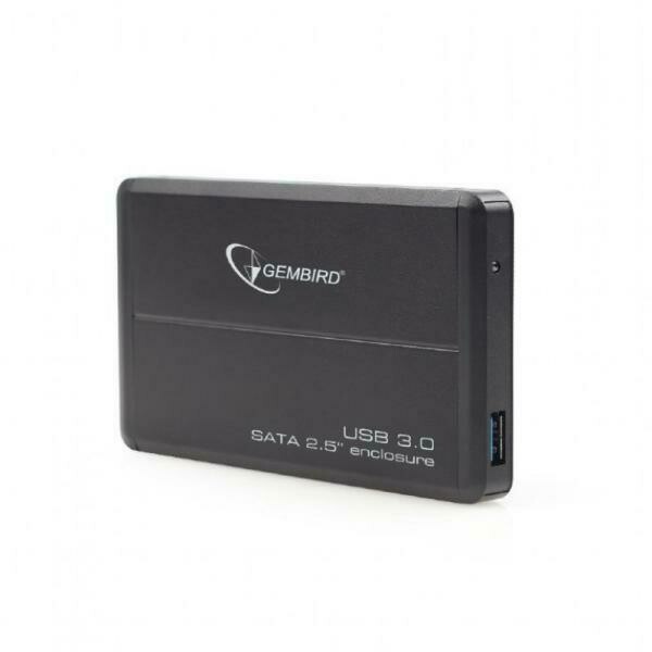 Gembird SATA 2.5&quot; USB3.0 alu. SSD ház ezüst