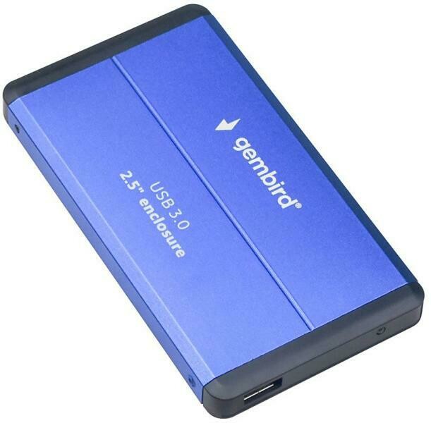 Gembird SATA 2.5&quot; USB3.0 alu. SSD ház ezüst