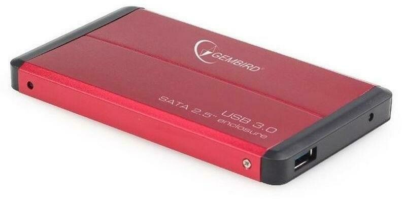Gembird SATA 2.5&quot; USB3.0 alu. SSD ház ezüst
