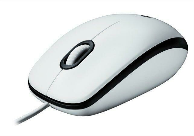 Logitech M100 White USB Egér