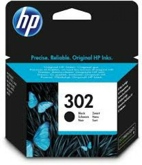 HP F6U66AE No.302 Black Tintapatron