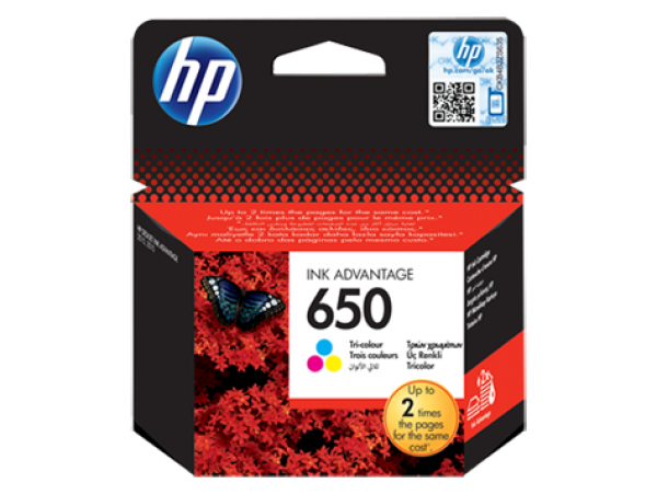 HP CZ102AE / No.650 színes Tintapatron