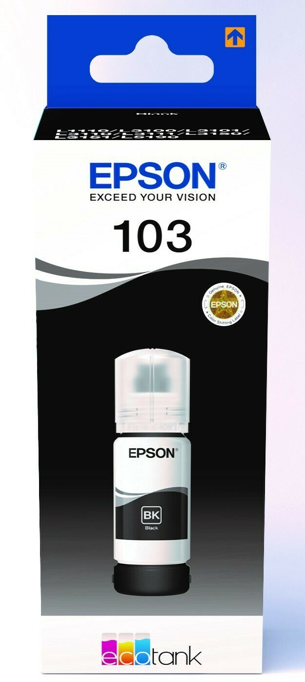 Epson C13T00S14A 65ml no.103 fekete Tintapatron